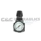 27R4-GJ Coilhose 27 Series 1/2" Regulator, Gauge, 0-25 psi UPC #029292497664