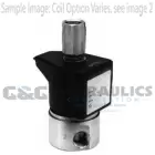 71335SN2KNJ1M1G011C1 Parker Skinner 3 Way Multi / Dual Purpose 1/4" NPT Direct Acting Stainless Steel Solenoid Valve 12VDC Magnelatch 3-wire AC/DC (DC pulse)